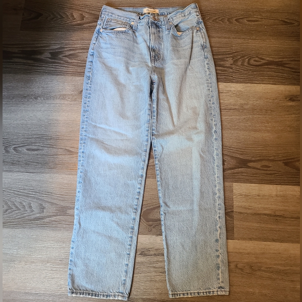Madewell Light Blue Straight Leg Jeans